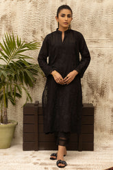 DC-0465 BLACK DYED EMBROIDERED KURTA